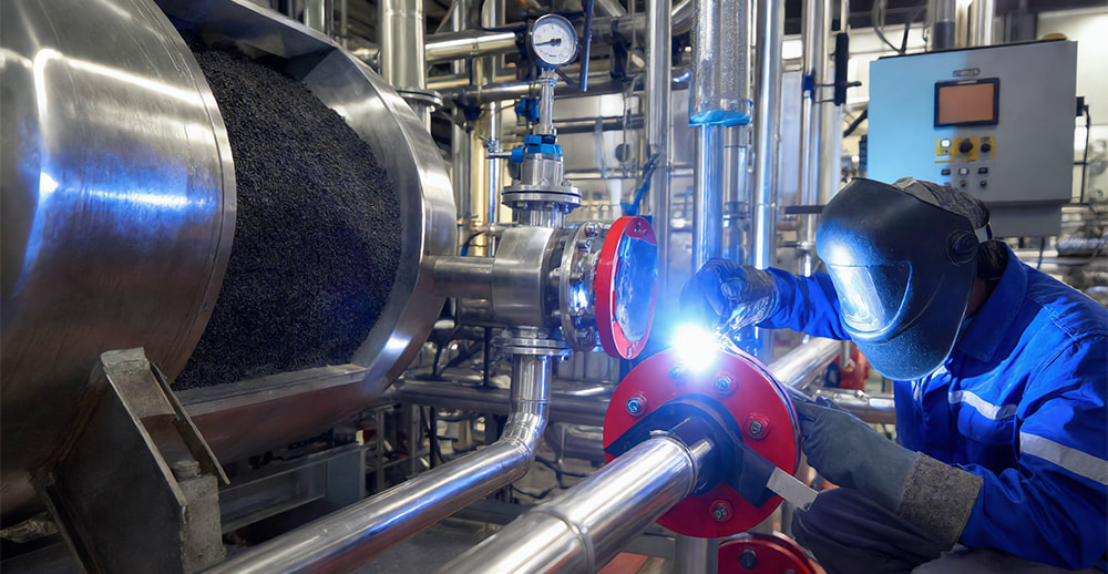 Industriell rensning och förskjutning