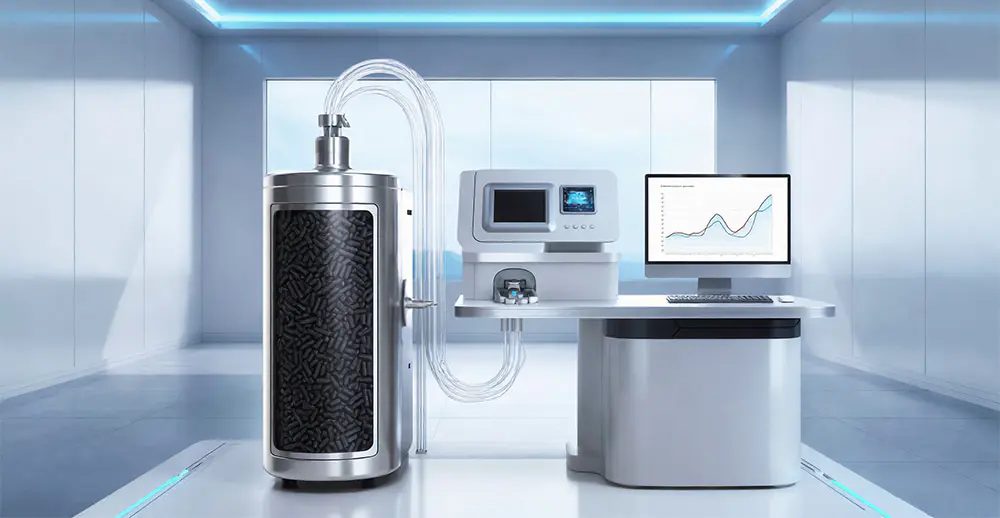 Laboratorieinstrumentbärargas